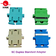 Sc Duplex Standard Kunststoff Faseroptik Adapter
